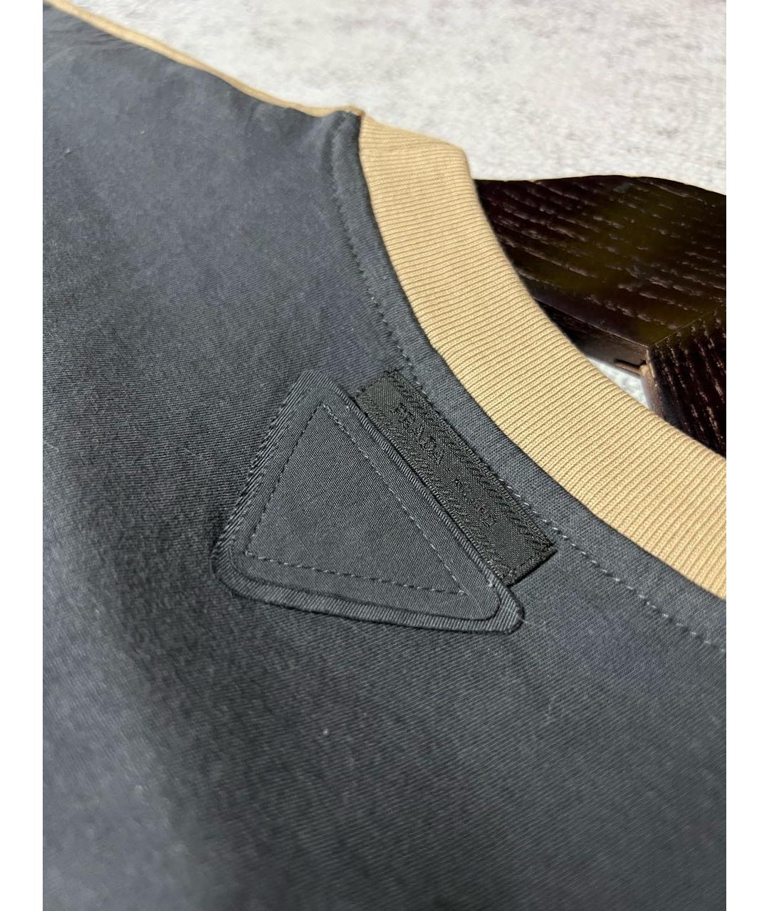 PRADA Мульти хлопковая футболка, фото 6