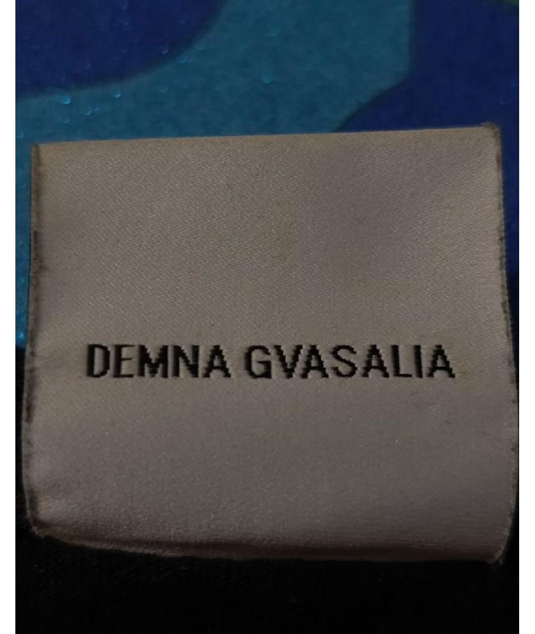 VETEMENTS Черная хлопковая футболка, фото 7