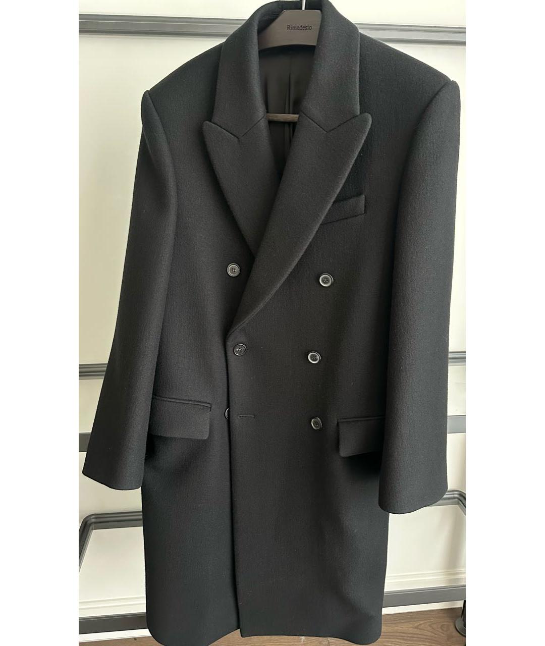 WARDROBE.NYC Черное шерстяное пальто, фото 7