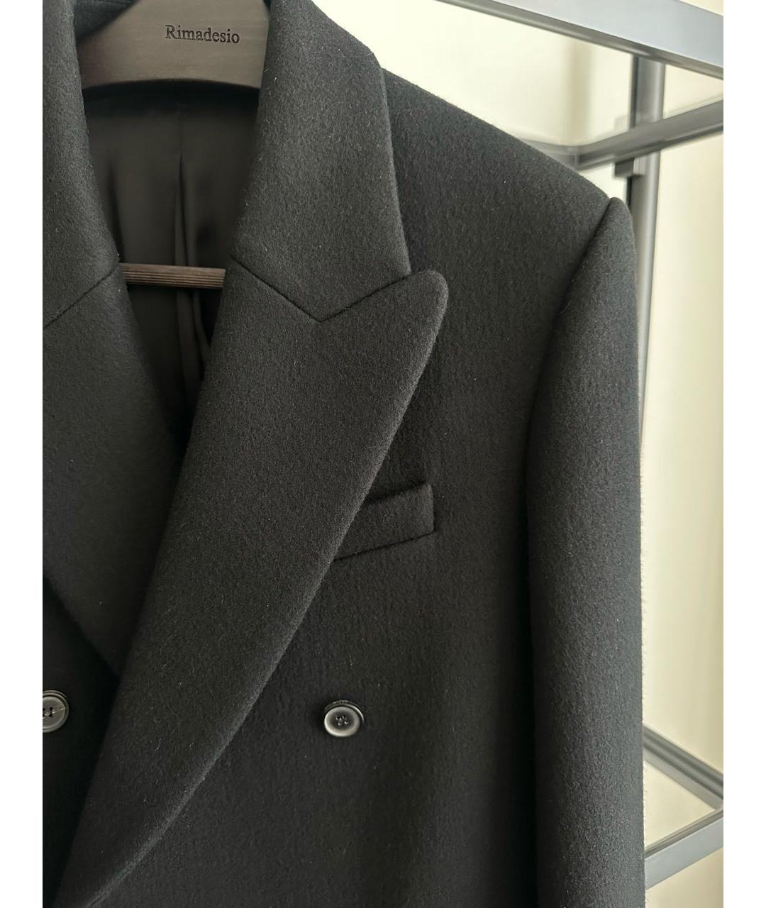 WARDROBE.NYC Черное шерстяное пальто, фото 6