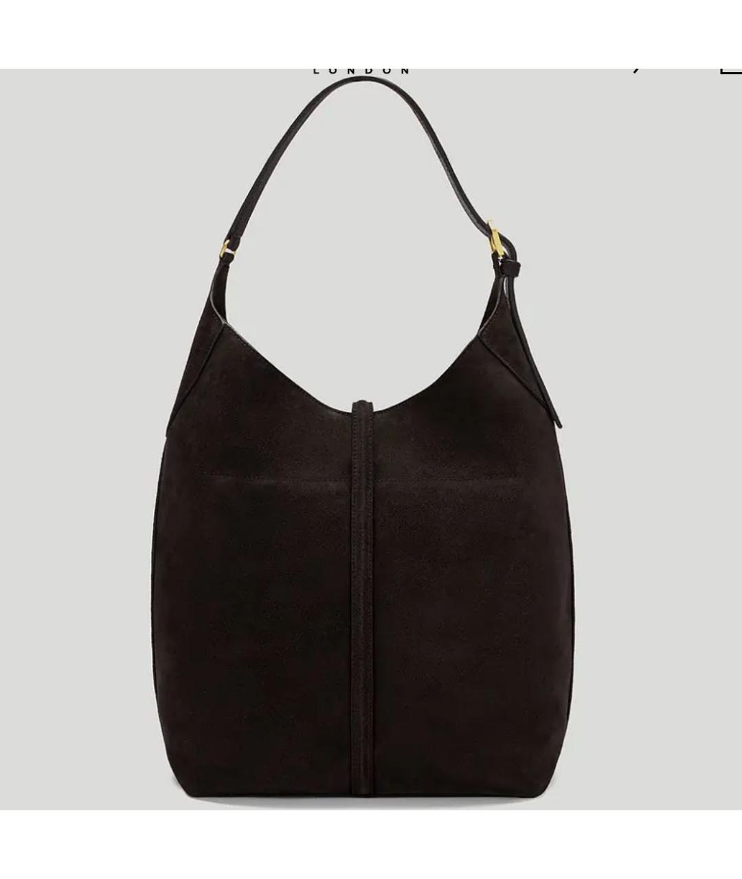 DEMELLIER Коричневая замшевая сумка тоут, фото 4