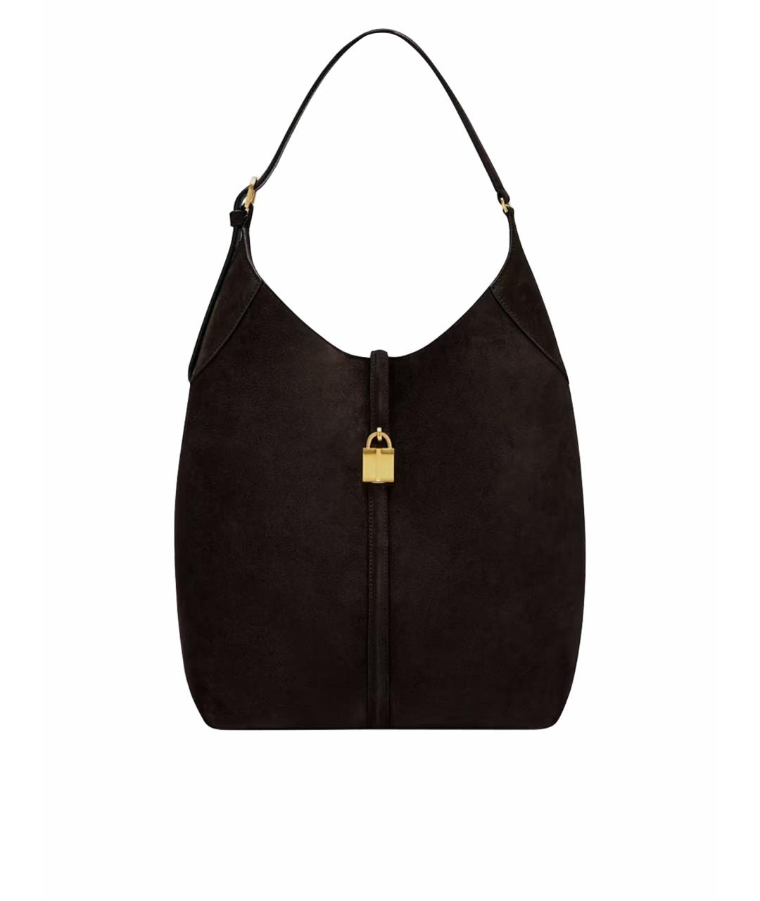 DEMELLIER Коричневая замшевая сумка тоут, фото 1