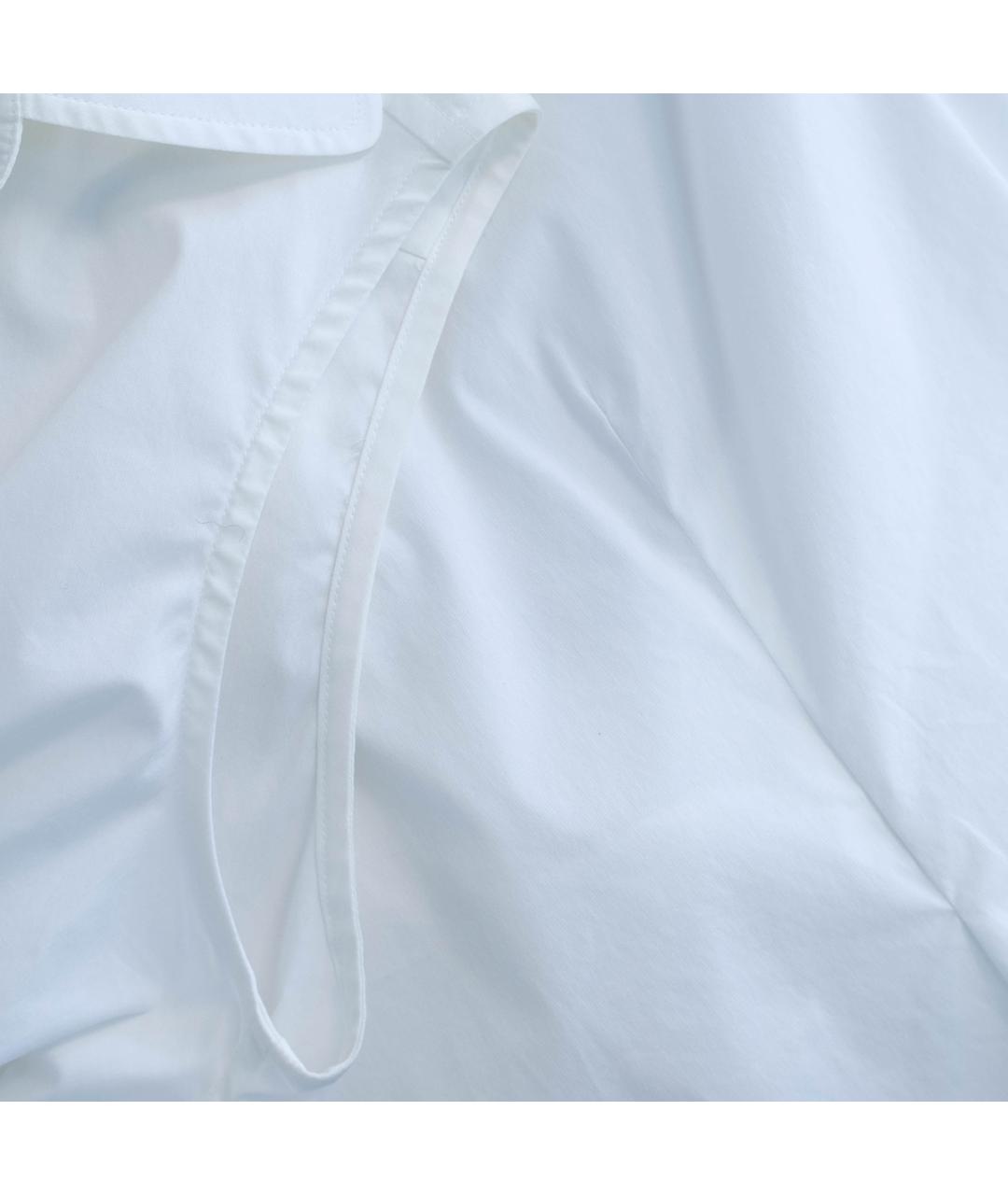 SAINT LAURENT Белая хлопковая блузы, фото 5
