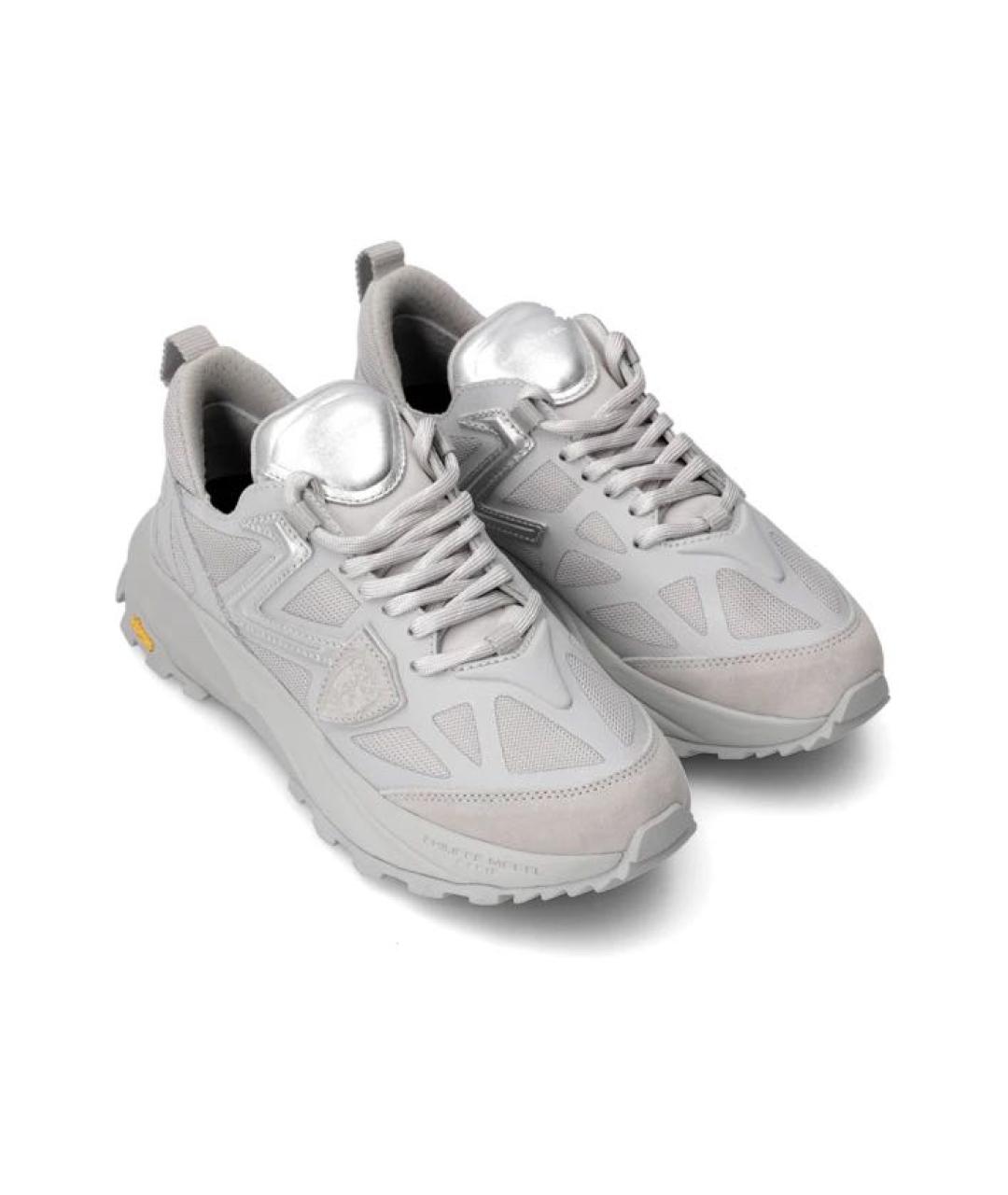 VIC MATIE Серые текстильные кроссовки, фото 2