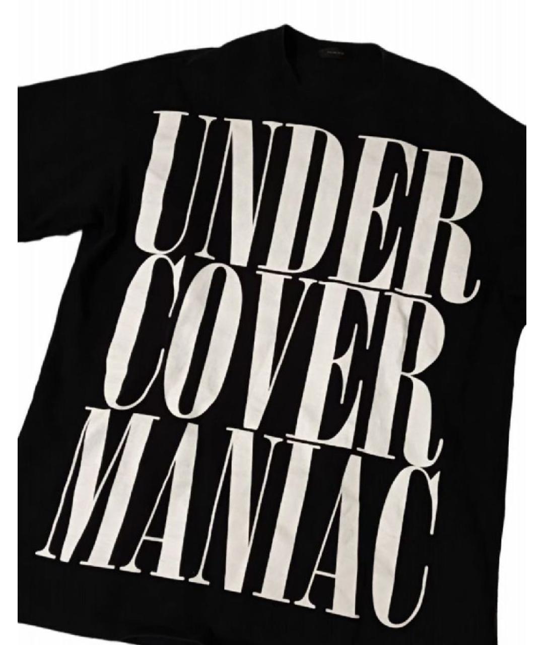 UNDERCOVER Черная хлопковая футболка, фото 4