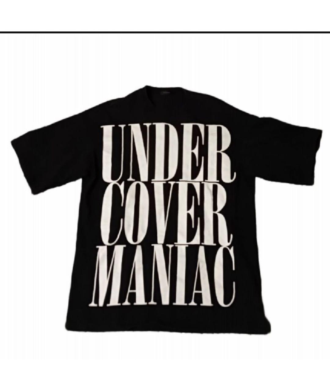 UNDERCOVER Черная хлопковая футболка, фото 9