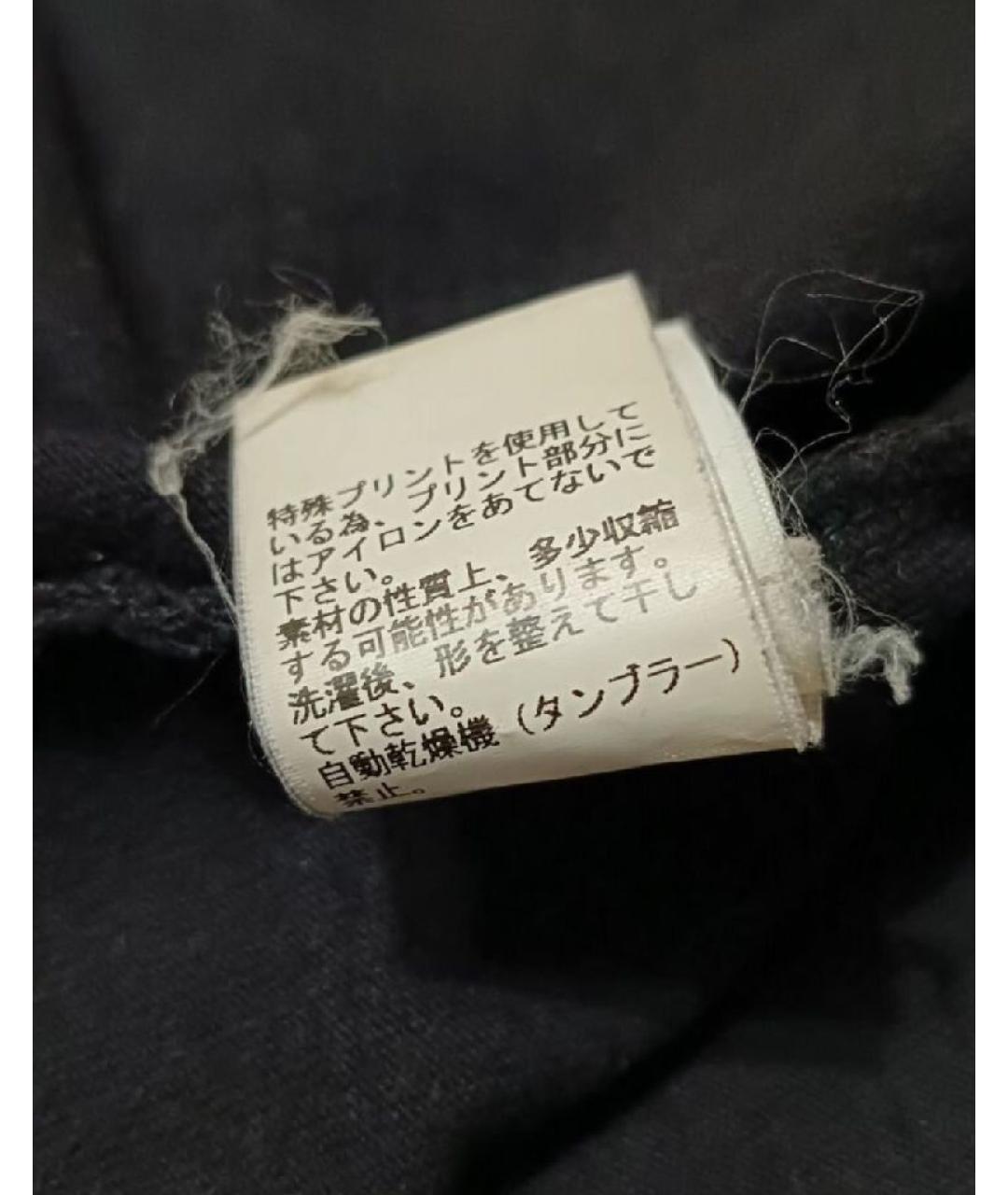 UNDERCOVER Черная хлопковая футболка, фото 8