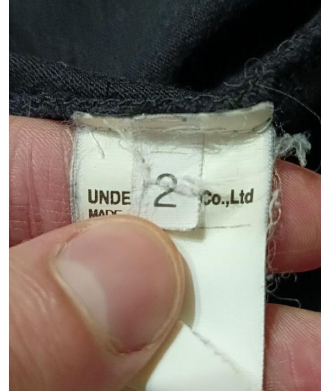 UNDERCOVER Черная хлопковая футболка, фото 6