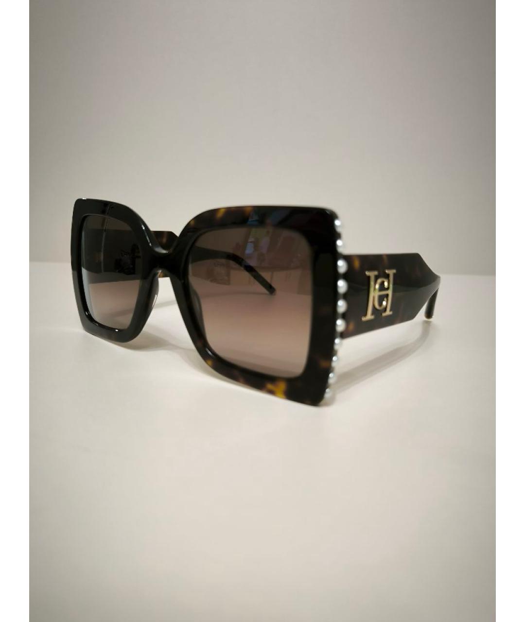 CAROLINA HERRERA Коричневые солнцезащитные очки, фото 2