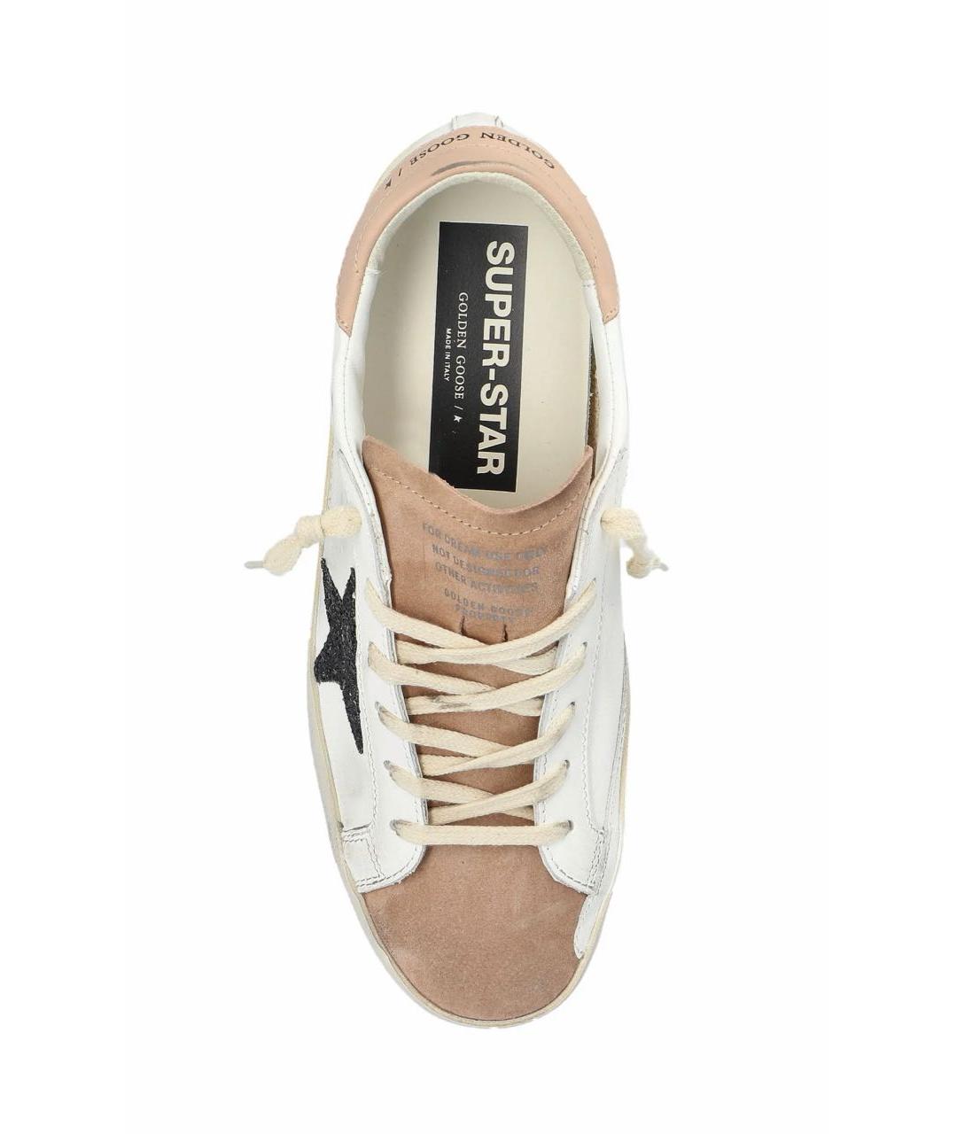 GOLDEN GOOSE DELUXE BRAND Белые кожаные кеды, фото 3