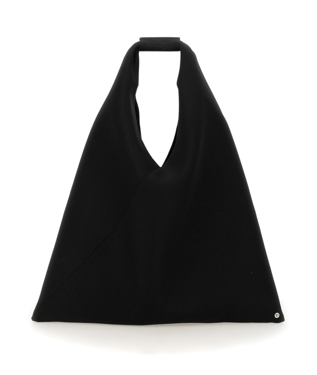 MM6 MAISON MARGIELA Черная синтетическая сумка тоут, фото 1