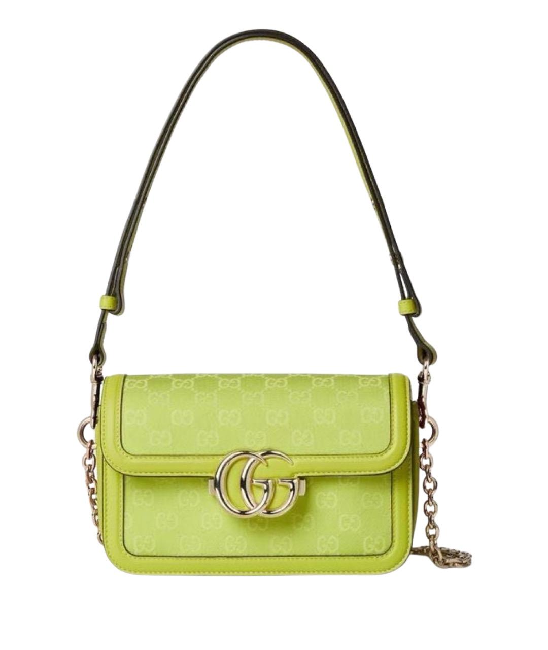 GUCCI Салатовая сумка через плечо, фото 1