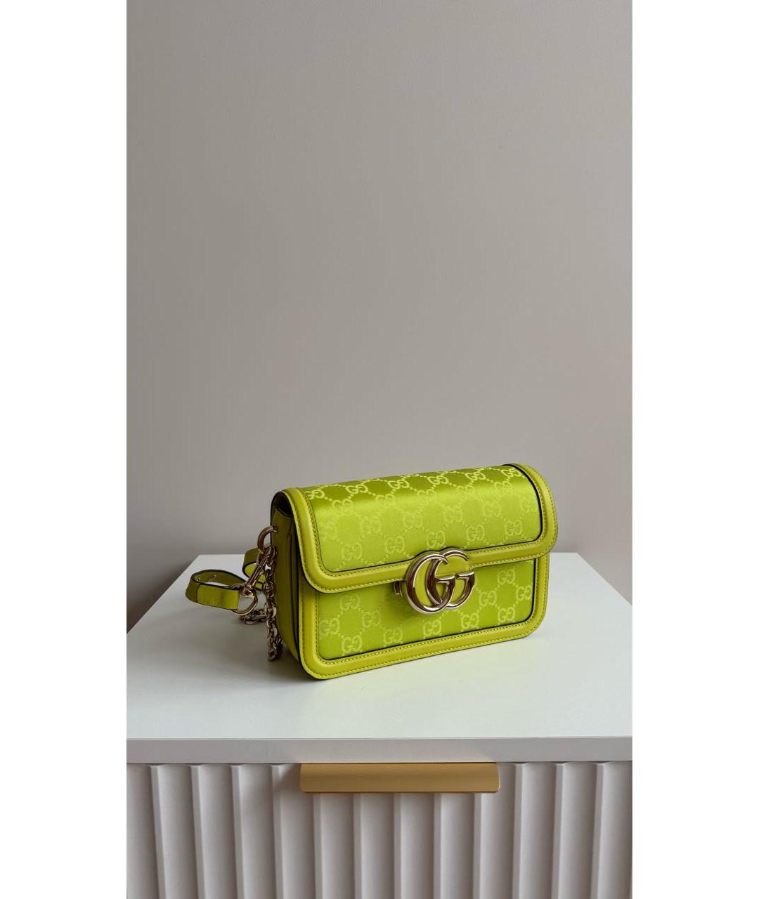 GUCCI Салатовая сумка через плечо, фото 2