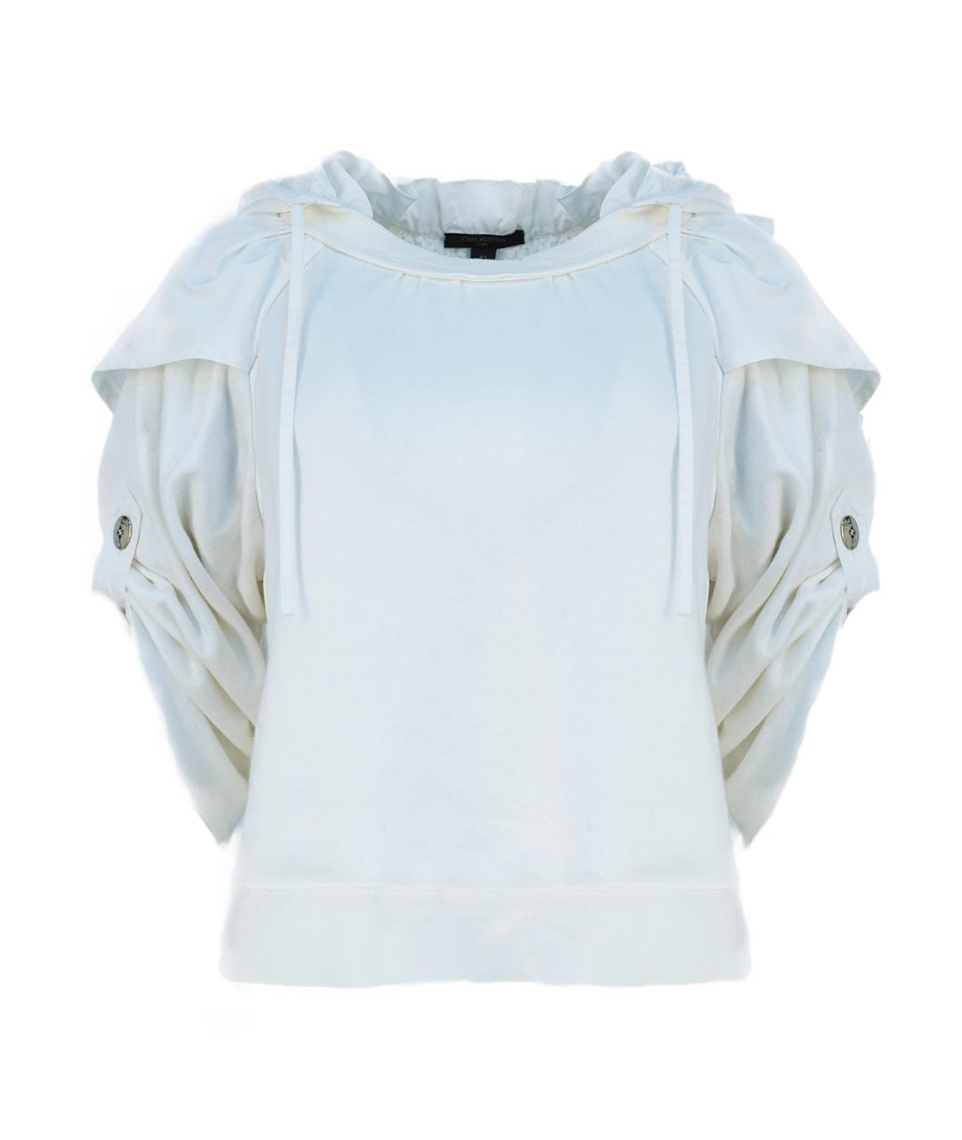 LOUIS VUITTON Белый хлопковый джемпер / свитер, фото 1