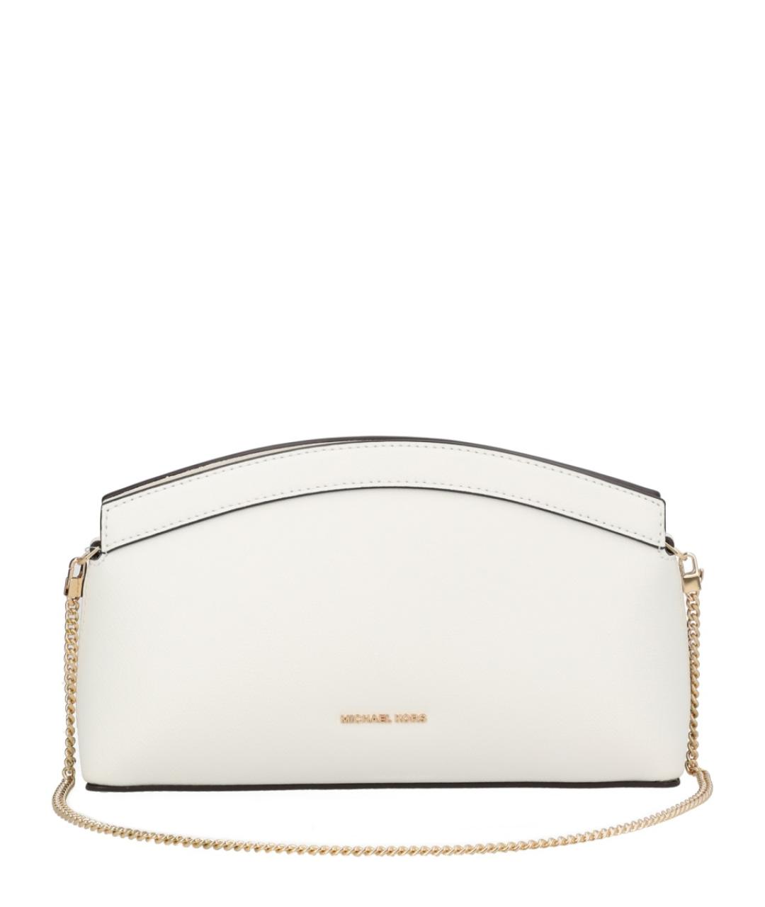 MICHAEL KORS Белая кожаная сумка через плечо, фото 1