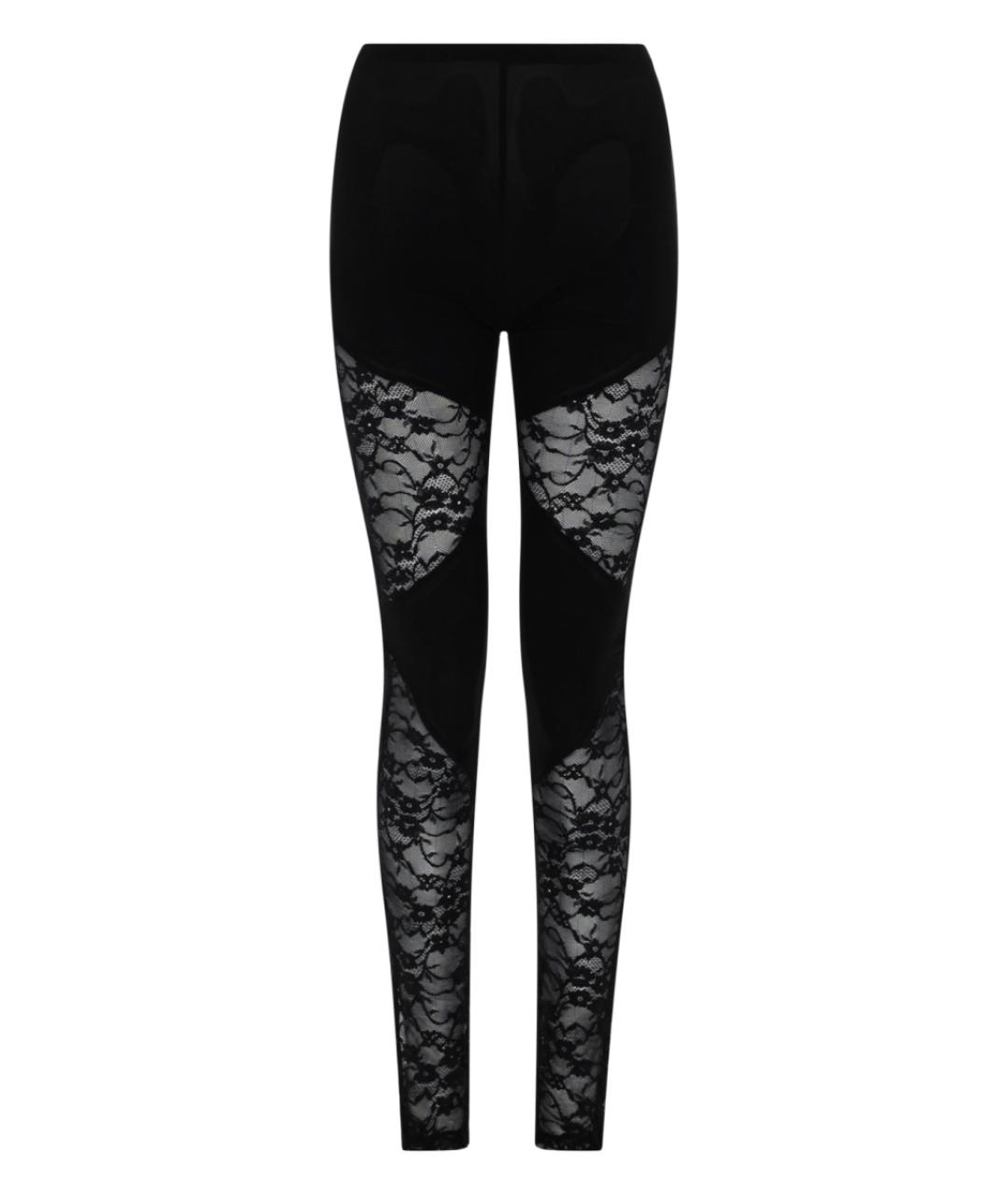 NINA RICCI Черные вискозные леггинсы и велосипедки, фото 1