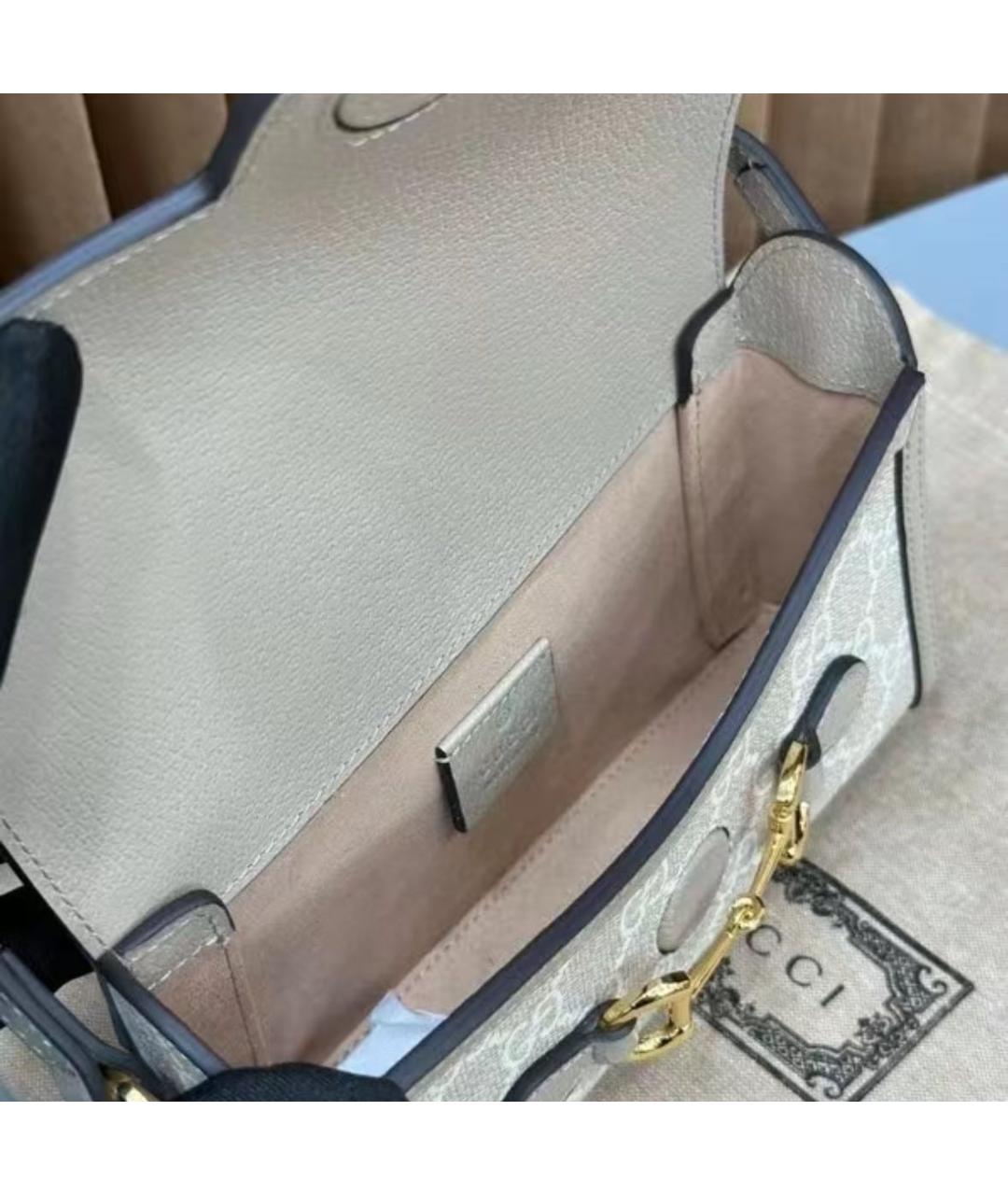 GUCCI Бежевая сумка через плечо, фото 4