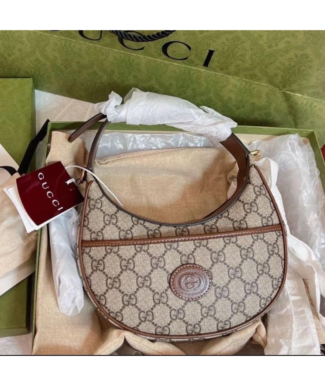 GUCCI Коричневая сумка через плечо, фото 2