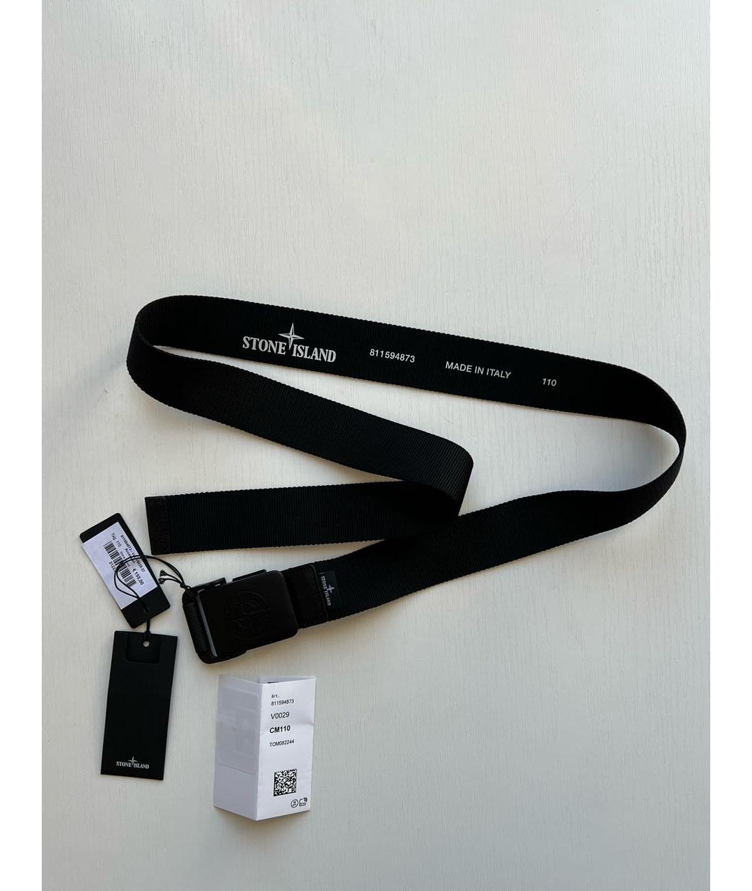 STONE ISLAND Черный ремень, фото 7
