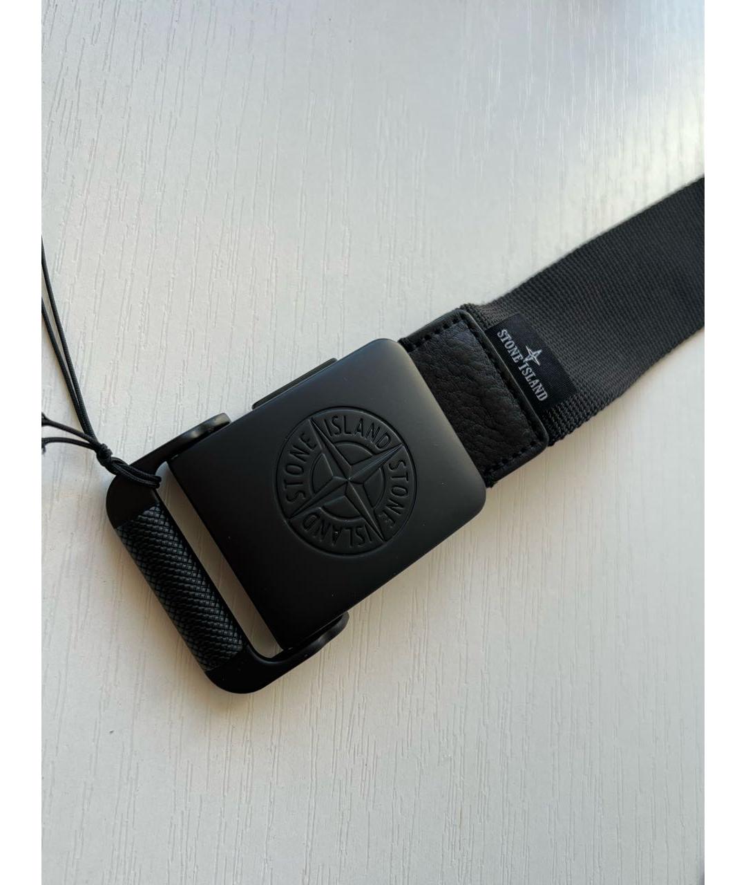 STONE ISLAND Черный ремень, фото 8