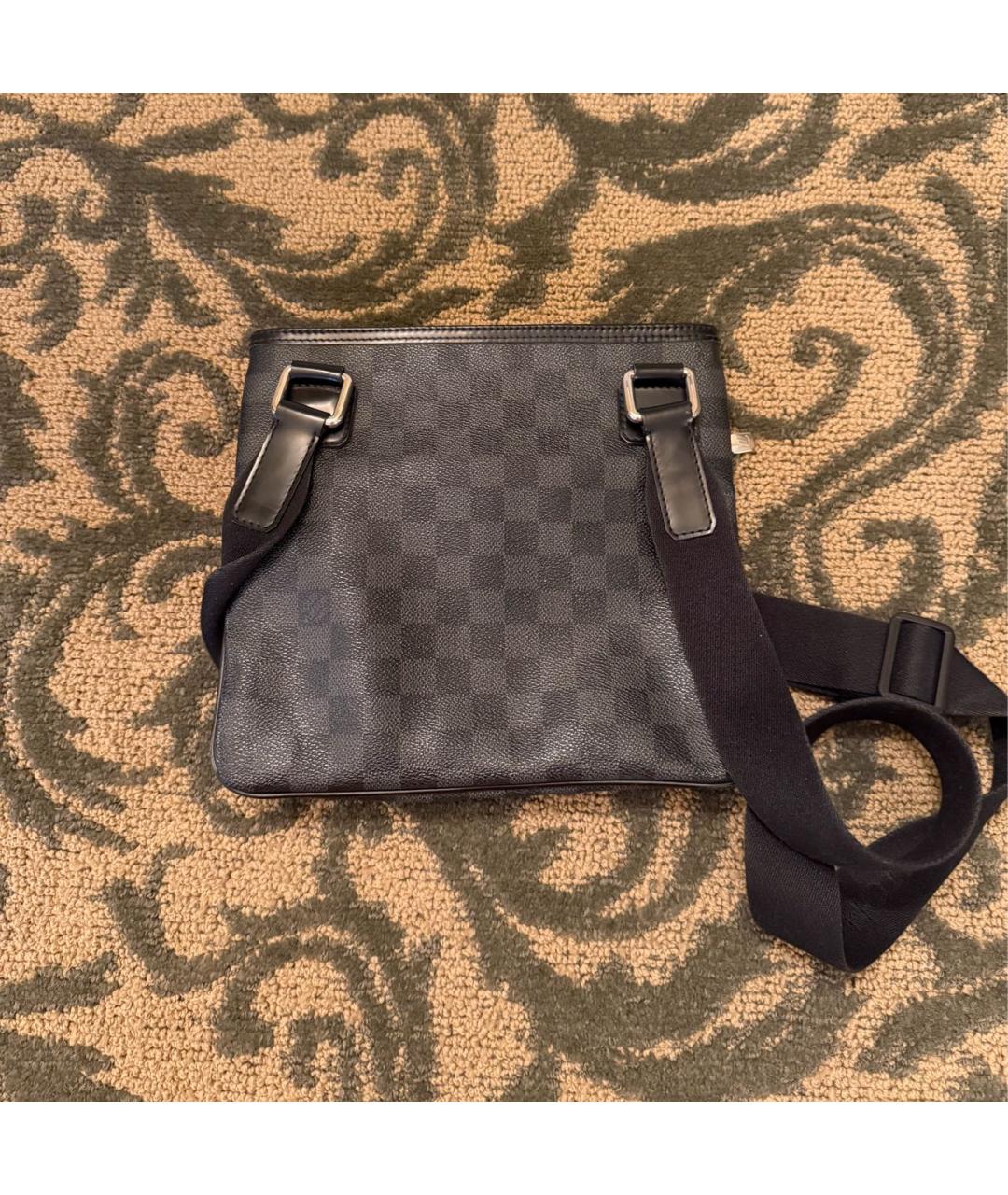 LOUIS VUITTON Черная сумка на плечо, фото 3