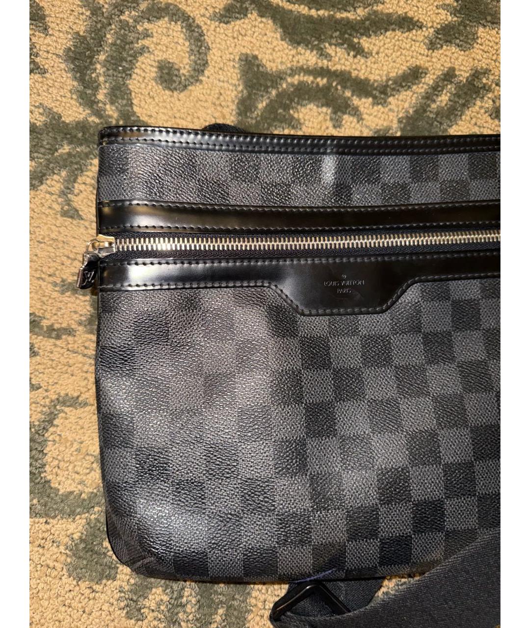 LOUIS VUITTON Черная сумка на плечо, фото 6