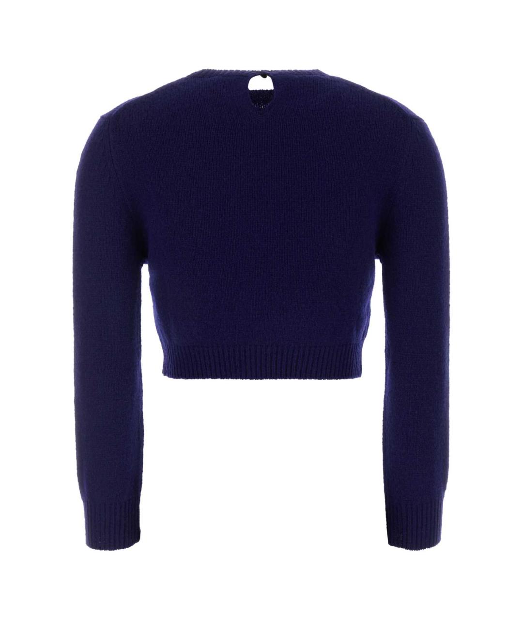 JIL SANDER Синий шерстяной джемпер / свитер, фото 2