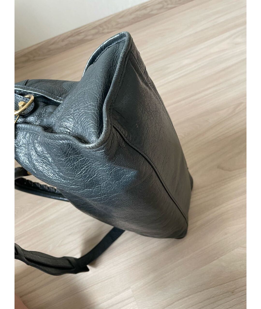 BALENCIAGA Кожаная сумка тоут, фото 5