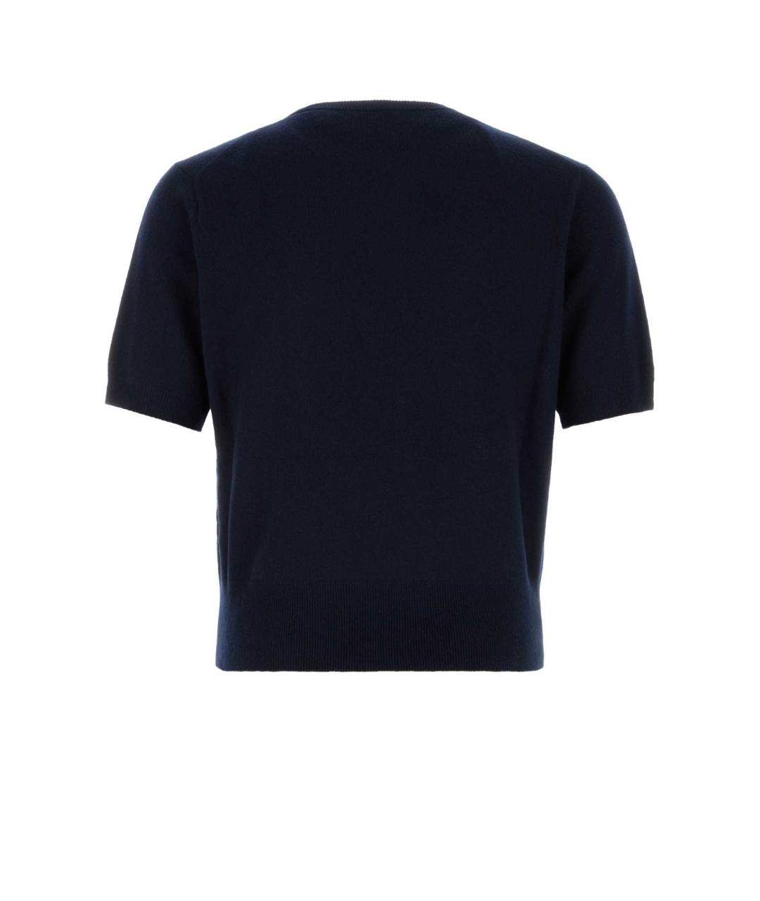 JIL SANDER Темно-синяя футболка, фото 2