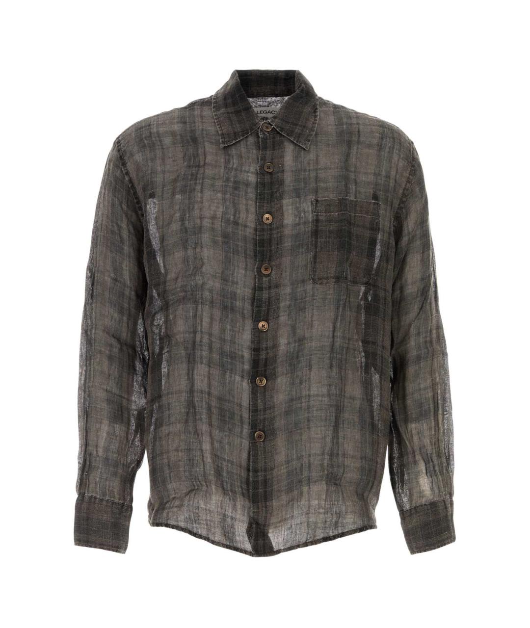 OUR LEGACY Мульти льняная кэжуал рубашка, фото 1