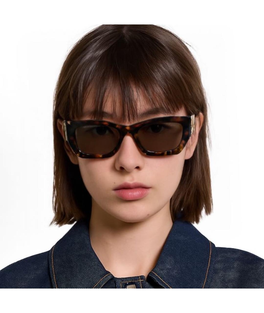 MIU MIU Коричневые солнцезащитные очки, фото 3