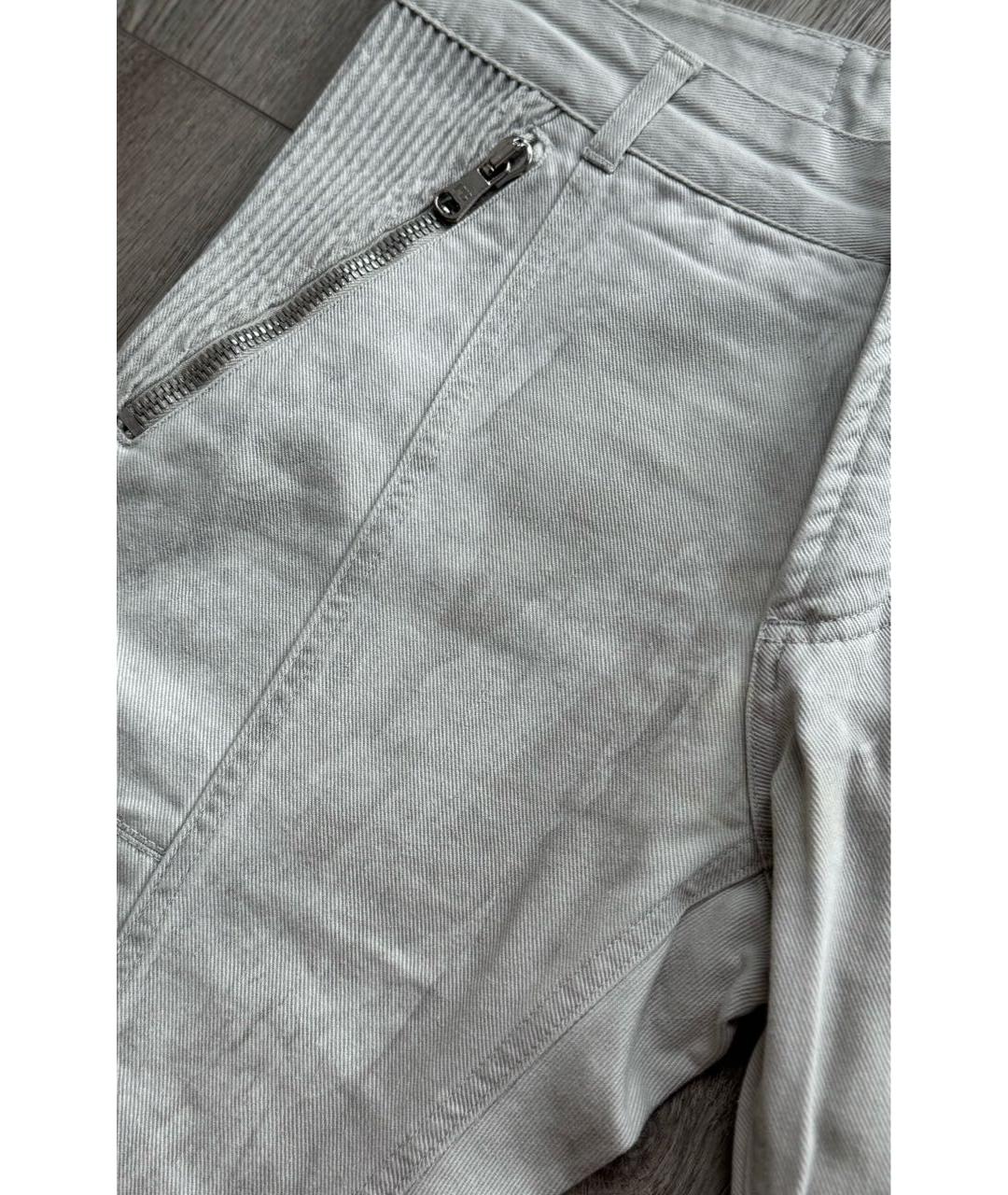 PIERRE BALMAIN Серые хлопковые джинсы скинни, фото 4