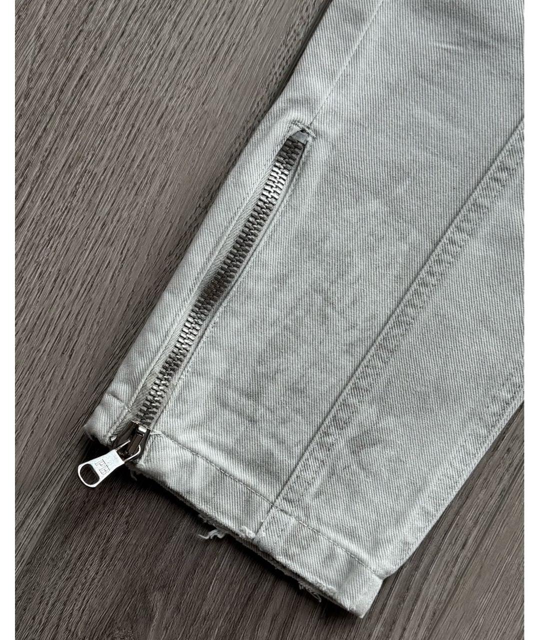 PIERRE BALMAIN Серые хлопковые джинсы скинни, фото 2