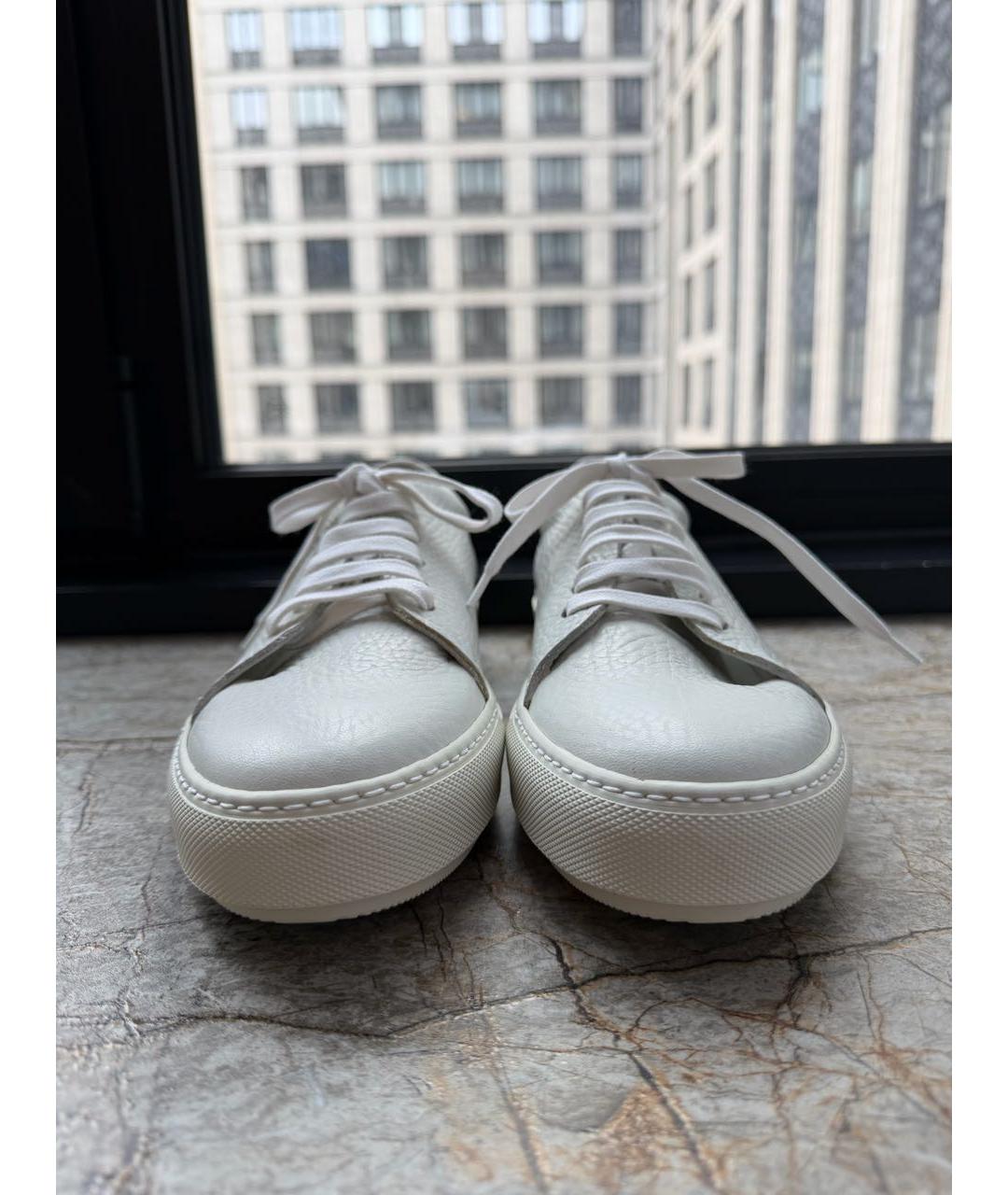 ACNE STUDIOS Белые кожаные кроссовки, фото 2