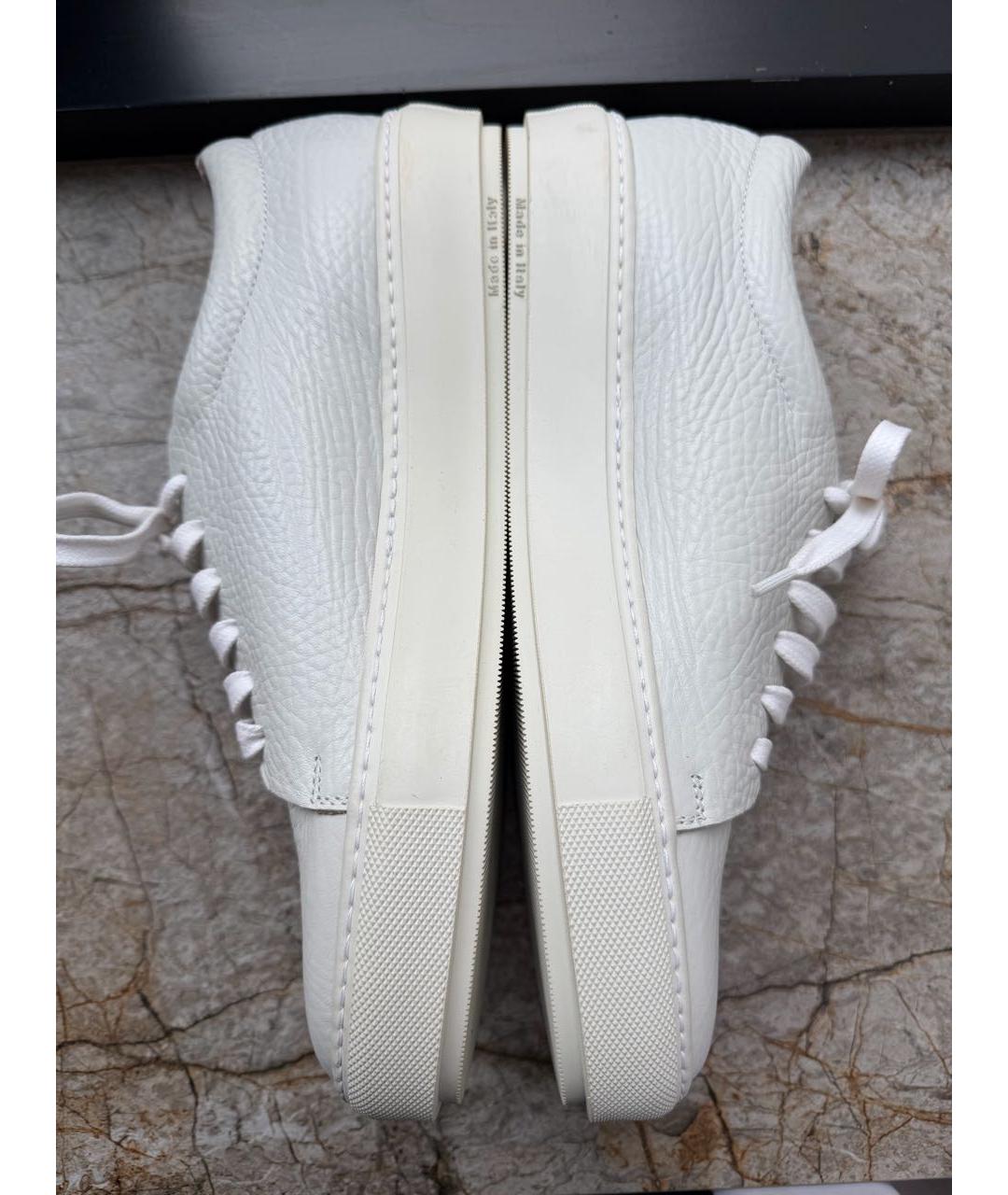 ACNE STUDIOS Белые кожаные кроссовки, фото 6