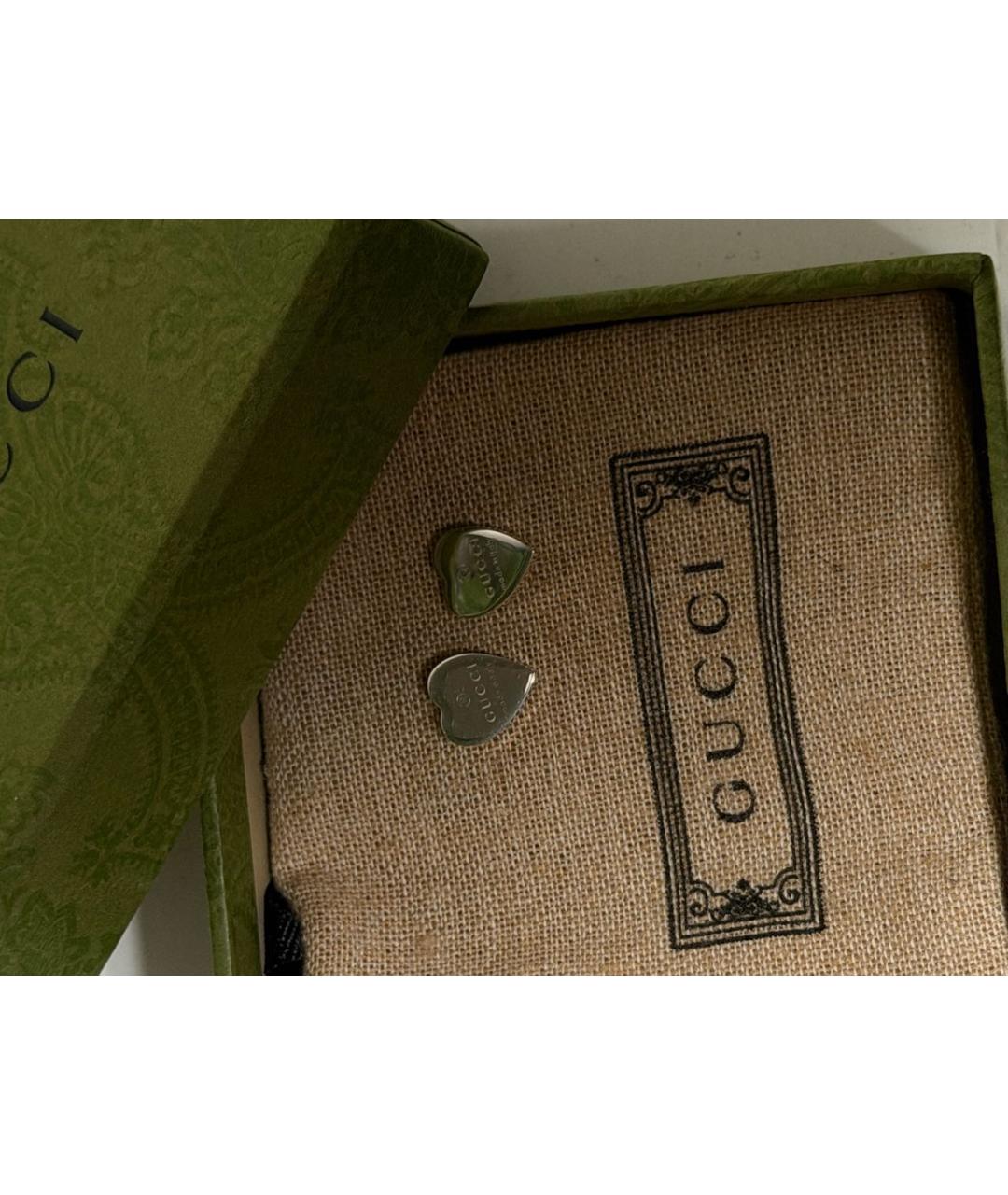 GUCCI Серебряные серебряные серьги, фото 7