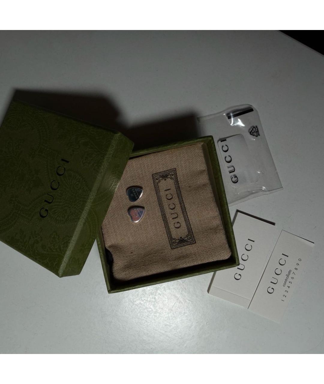 GUCCI Серебряные серебряные серьги, фото 4