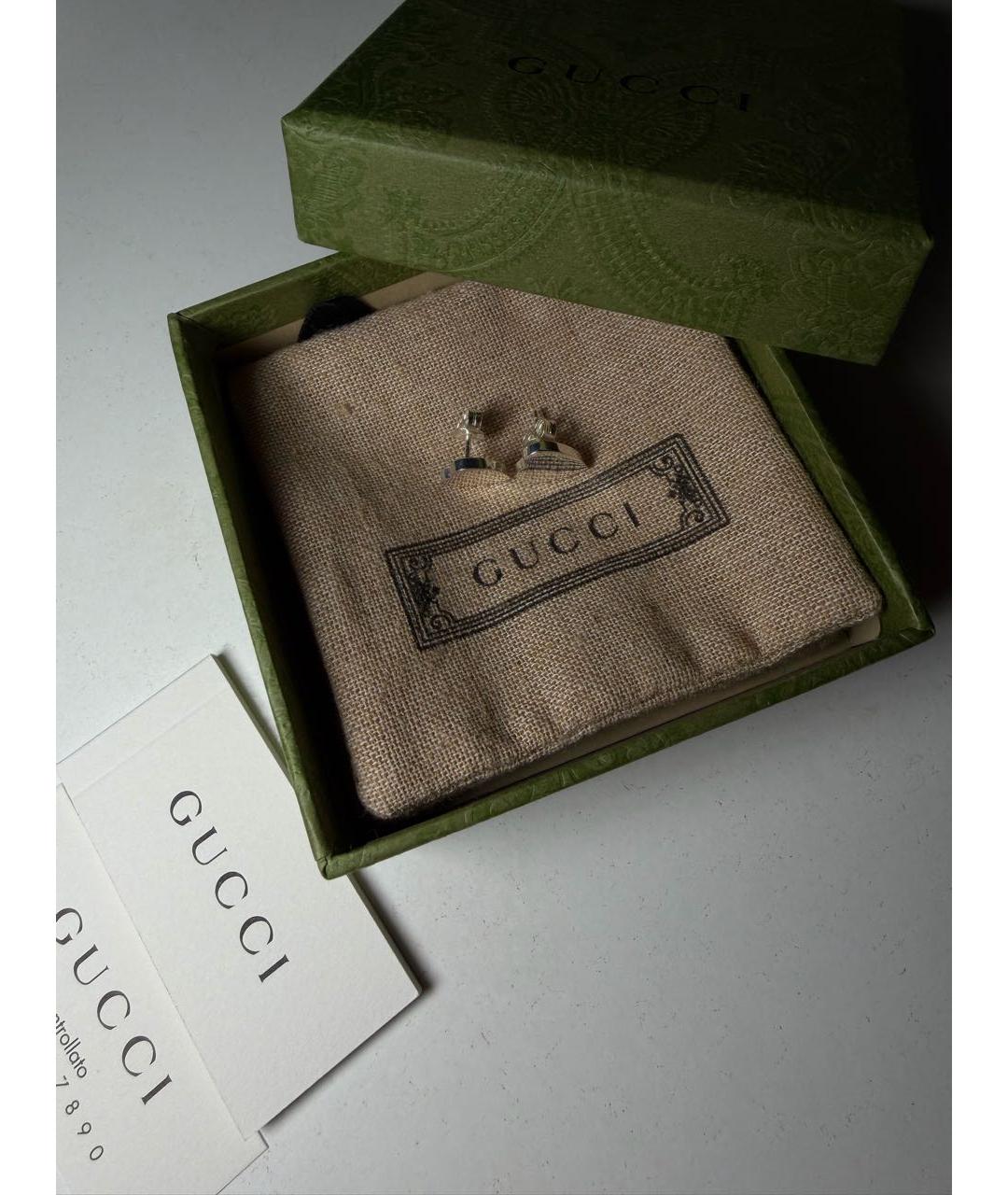 GUCCI Серебряные серебряные серьги, фото 3