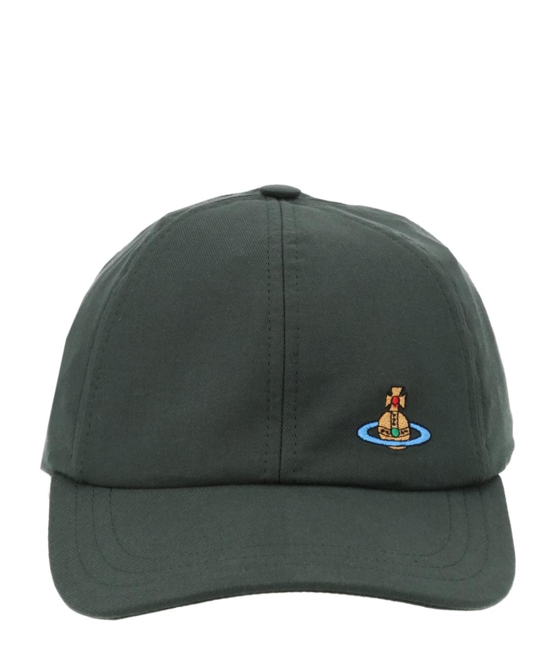 VIVIENNE WESTWOOD Зеленая хлопковая кепка, фото 1