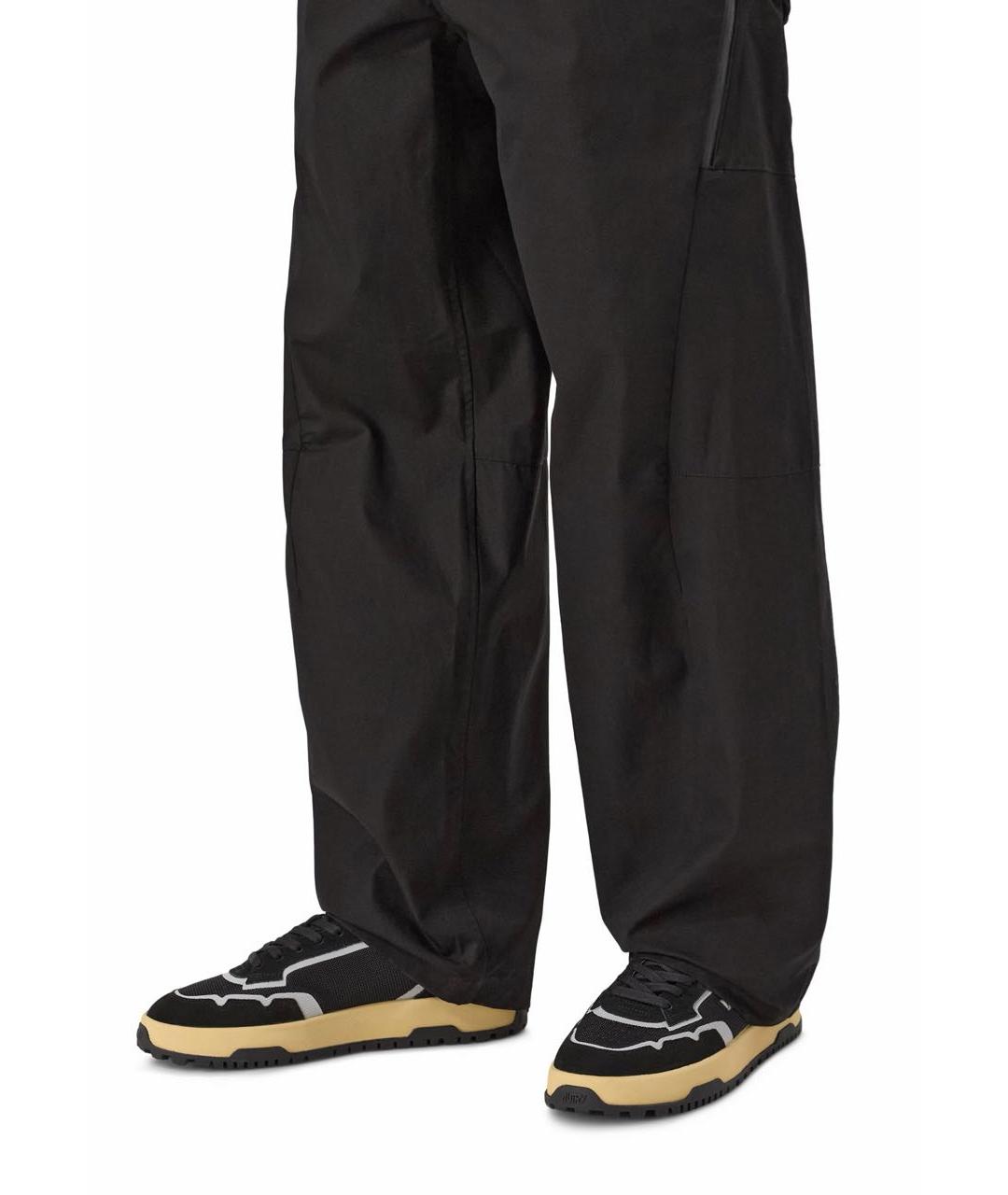 AUTRY Черные текстильные низкие кроссовки / кеды, фото 7