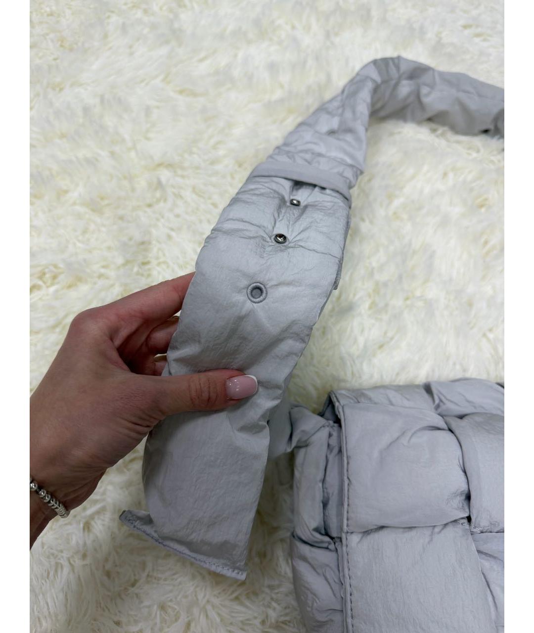 BOTTEGA VENETA Серая сумка через плечо, фото 5