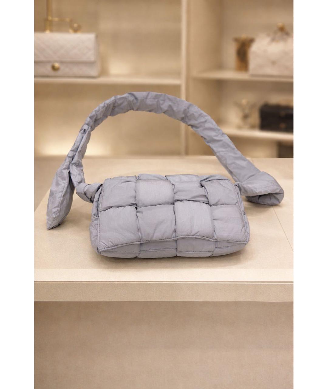 BOTTEGA VENETA Серая сумка через плечо, фото 7