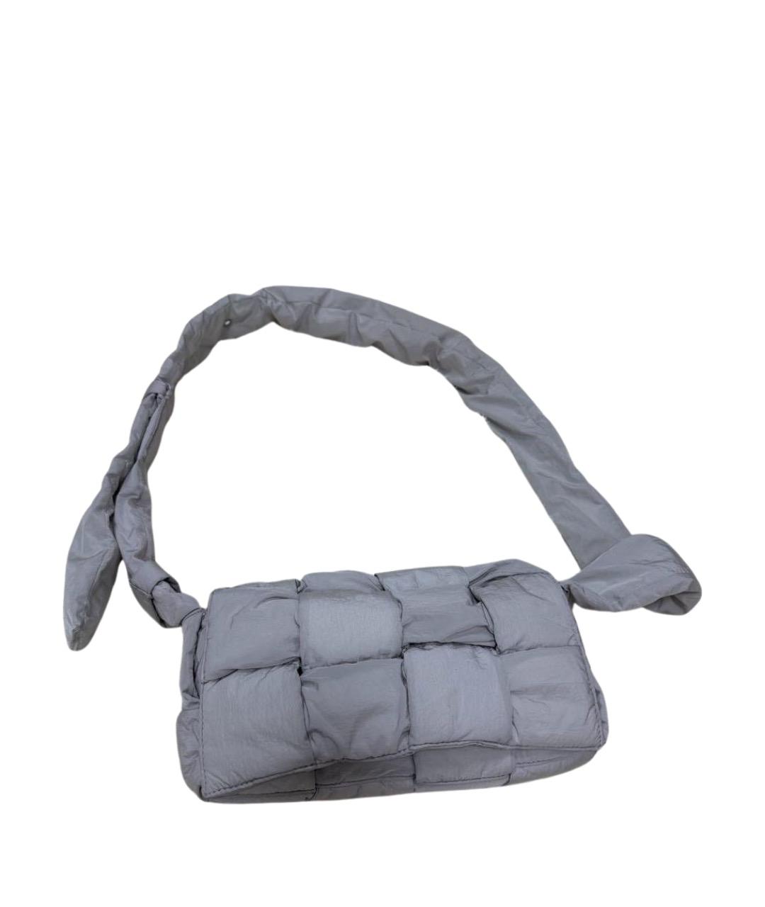 BOTTEGA VENETA Серая сумка через плечо, фото 1