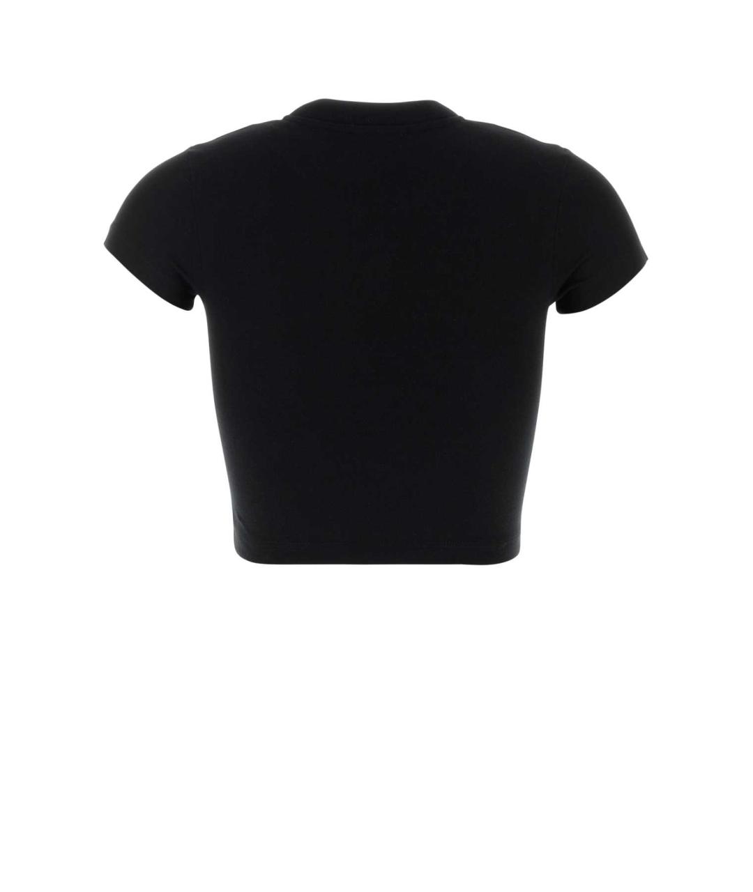 GUCCI Черная хлопковая футболка, фото 2