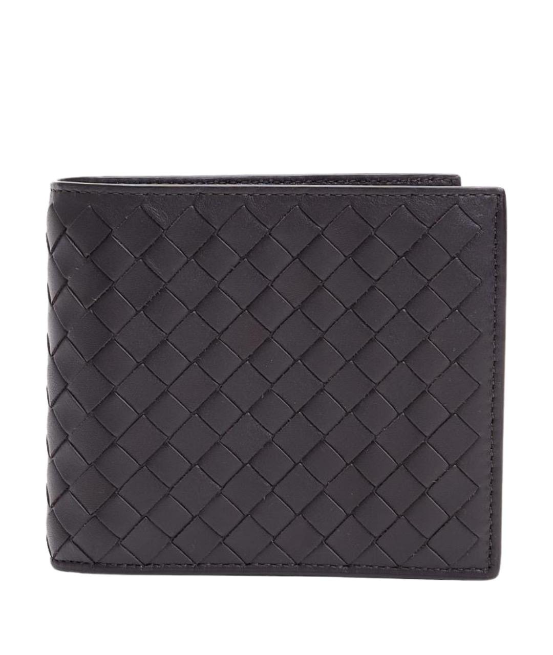 BOTTEGA VENETA Коричневый кожаный кошелек, фото 1