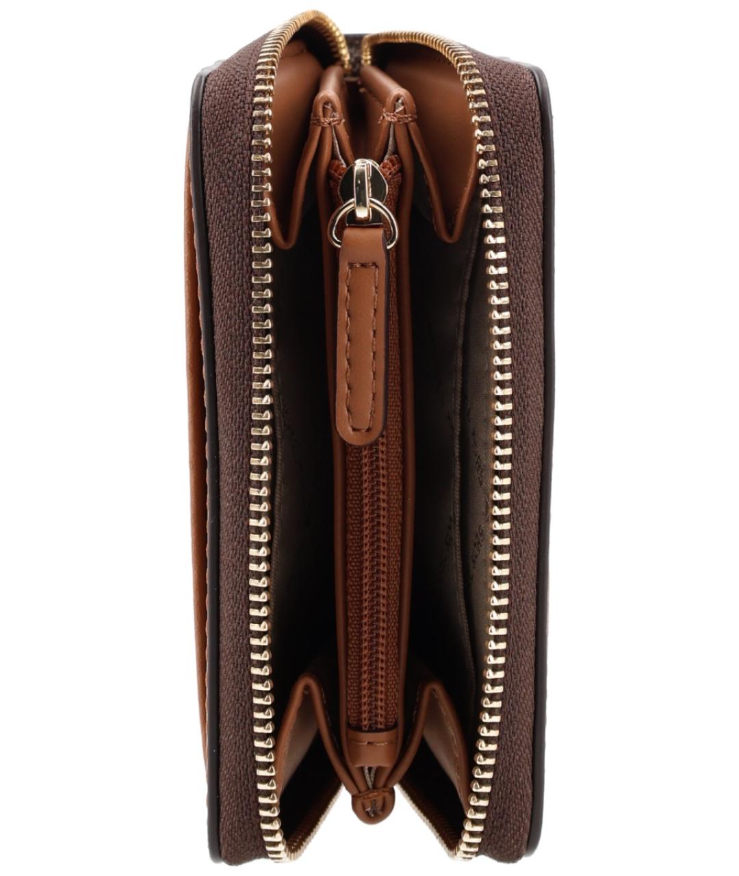 MICHAEL KORS Коричневый полиуретановый кошелек, фото 3