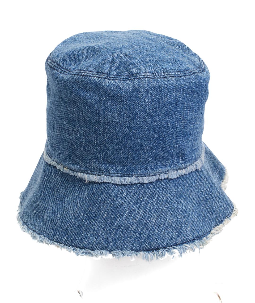 MIU MIU Голубая хлопковая панама, фото 3