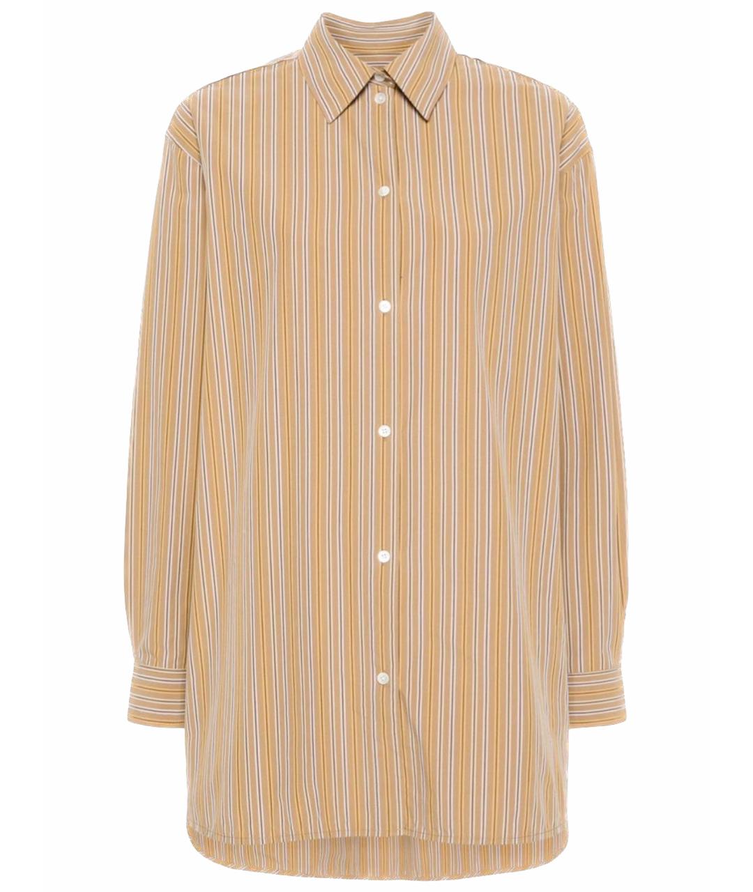 TOTEME Коричневая хлопковая рубашка, фото 1