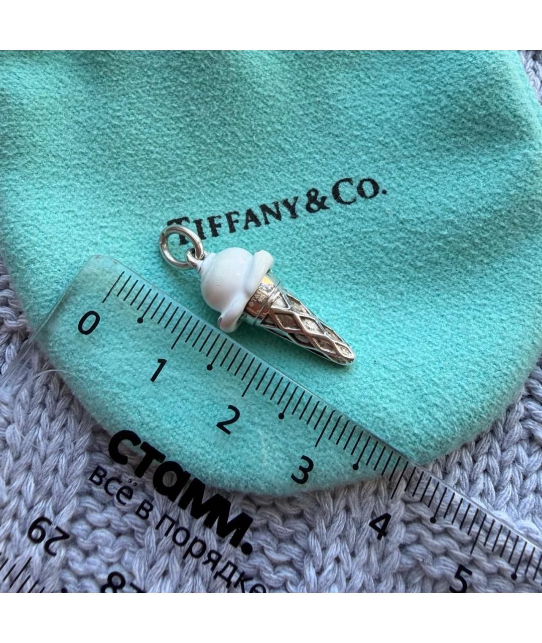 TIFFANY&CO Серебрянный серебряный кулон, фото 7