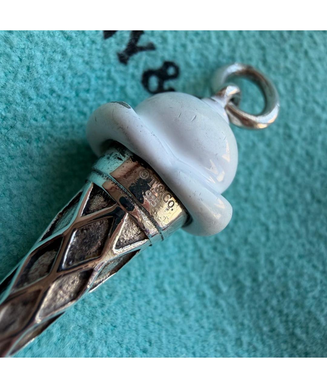 TIFFANY&CO Серебрянный серебряный кулон, фото 6